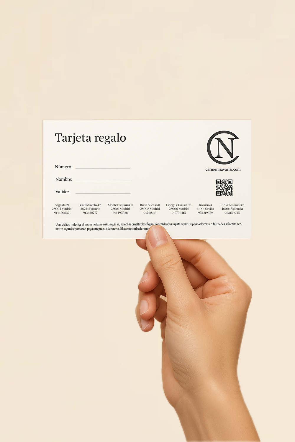 Tarjeta Regalo Exosomas